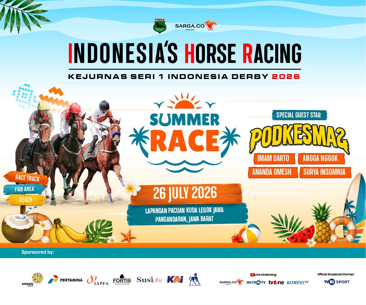 sumer race horse racing pangandaran
